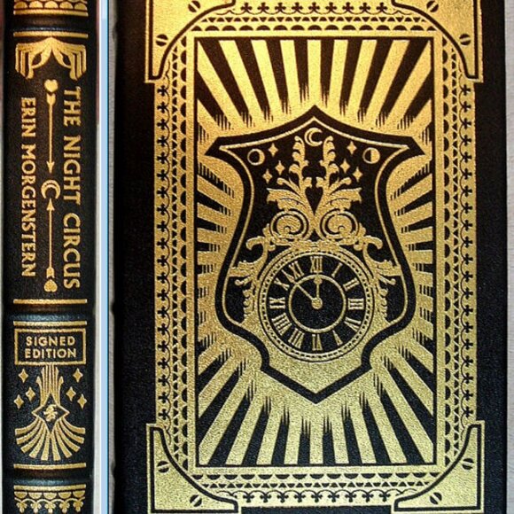 THE NIGHT CIRCUS by Erin Morgenstern Easton Press Leather Signed As New 2016 - Picture 1 of 9